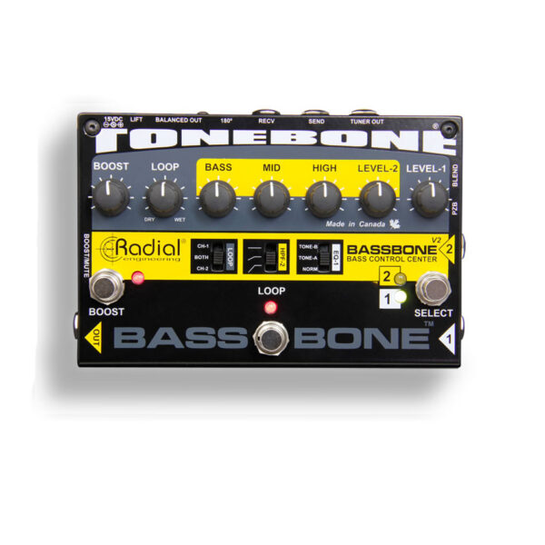 Radial Bassbone V2 Bass Preamp/DI w/ Power Supply