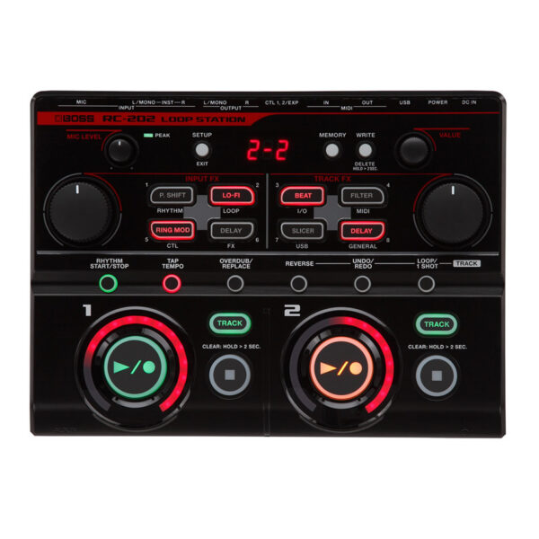 Boss RC-202 Loop Station Dual-Track Looper Pedal