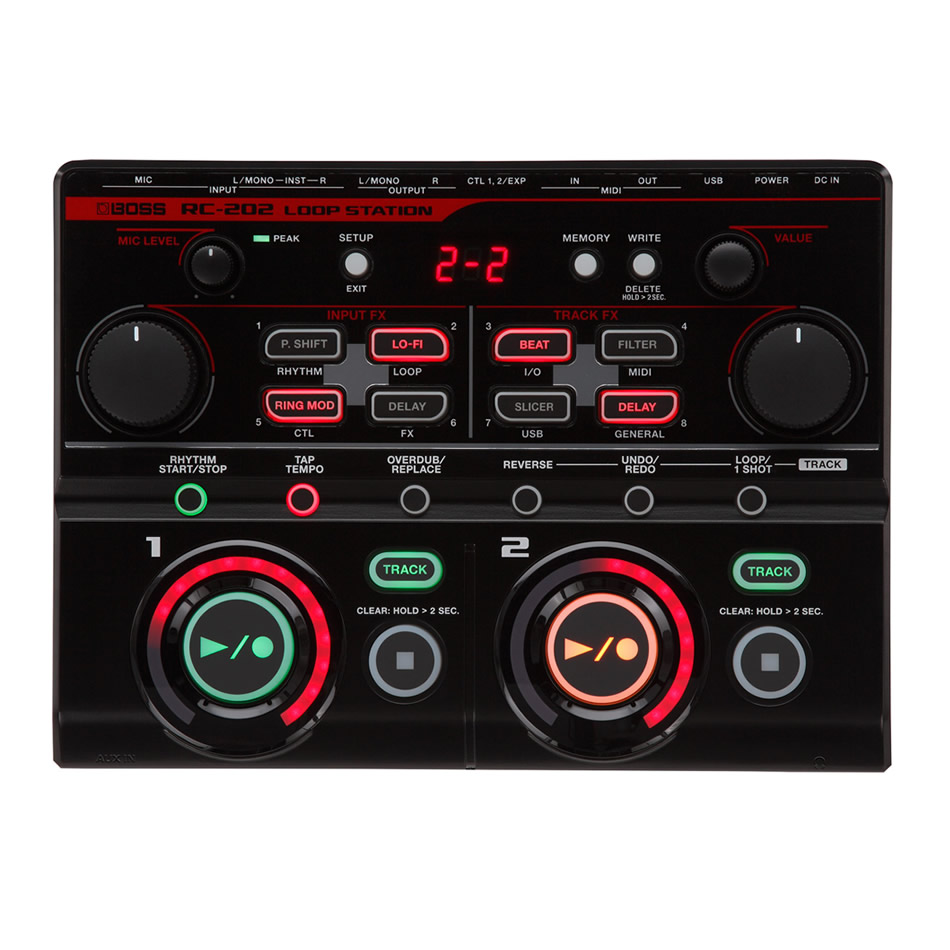 Boss RC-202 Loop Station Dual-Track Looper Pedal