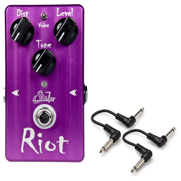 SUHR Riot Distortion Pedal + 2 Free 6" Patch Cables