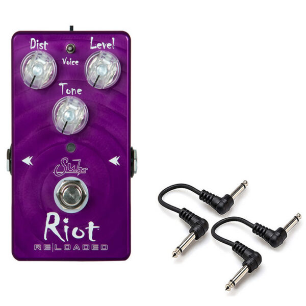 SUHR Riot Reloaded Overdrive w/ 2x 6" Patch Cables