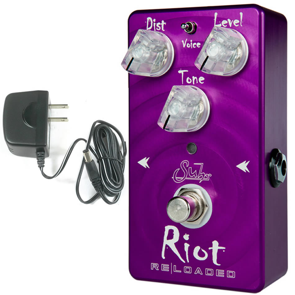Suhr Riot Reloaded Distortion Pedal w/ 9V Adapter