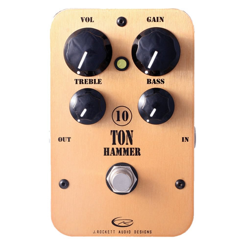 Rockett 10 Ton Hammer Distortion + 2x 6" Patch Cables