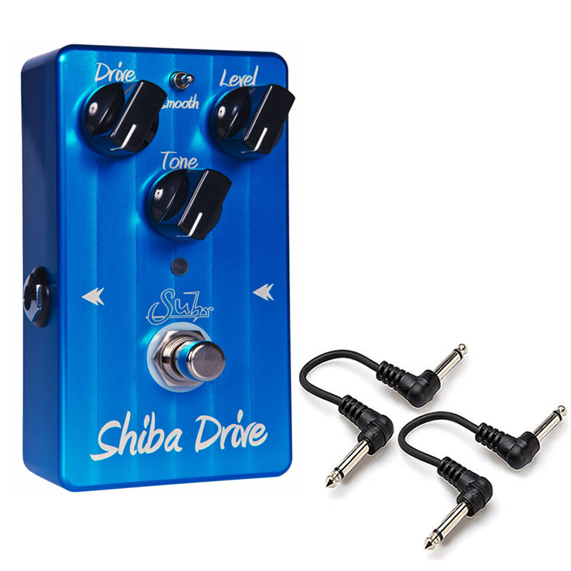 Suhr Shiba Drive Overdrive Pedal + 2 Free 6" Patch Cables