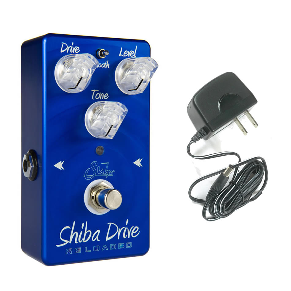 Suhr Shiba Drive Reloaded Overdrive Pedal + 9V PSU