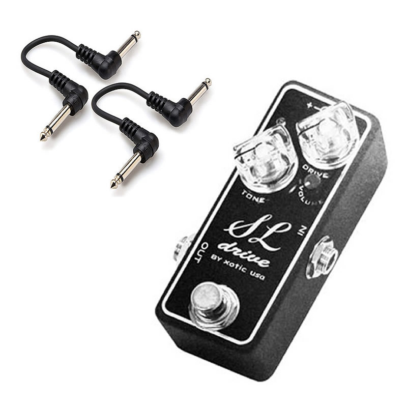 Xotic SL Drive Super Lead Distortion + 2 Patch Cables