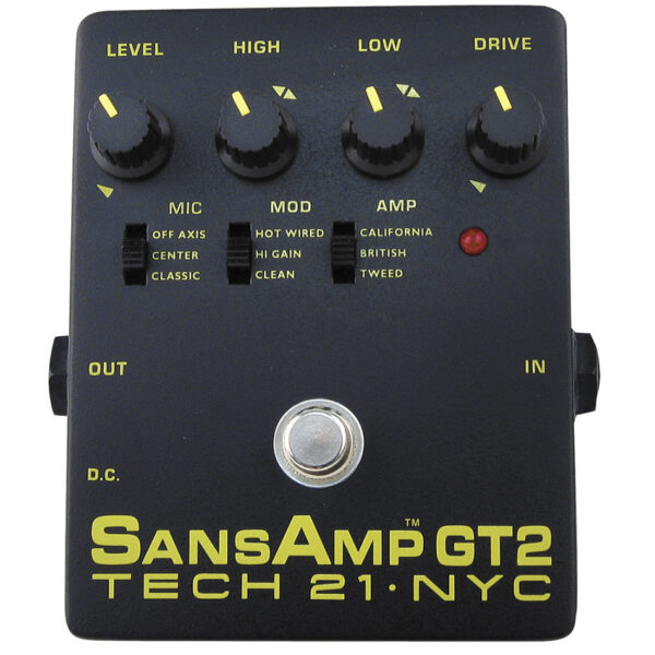 Tech 21 SansAmp GT2 - Streamlined Tube Amp Emulator