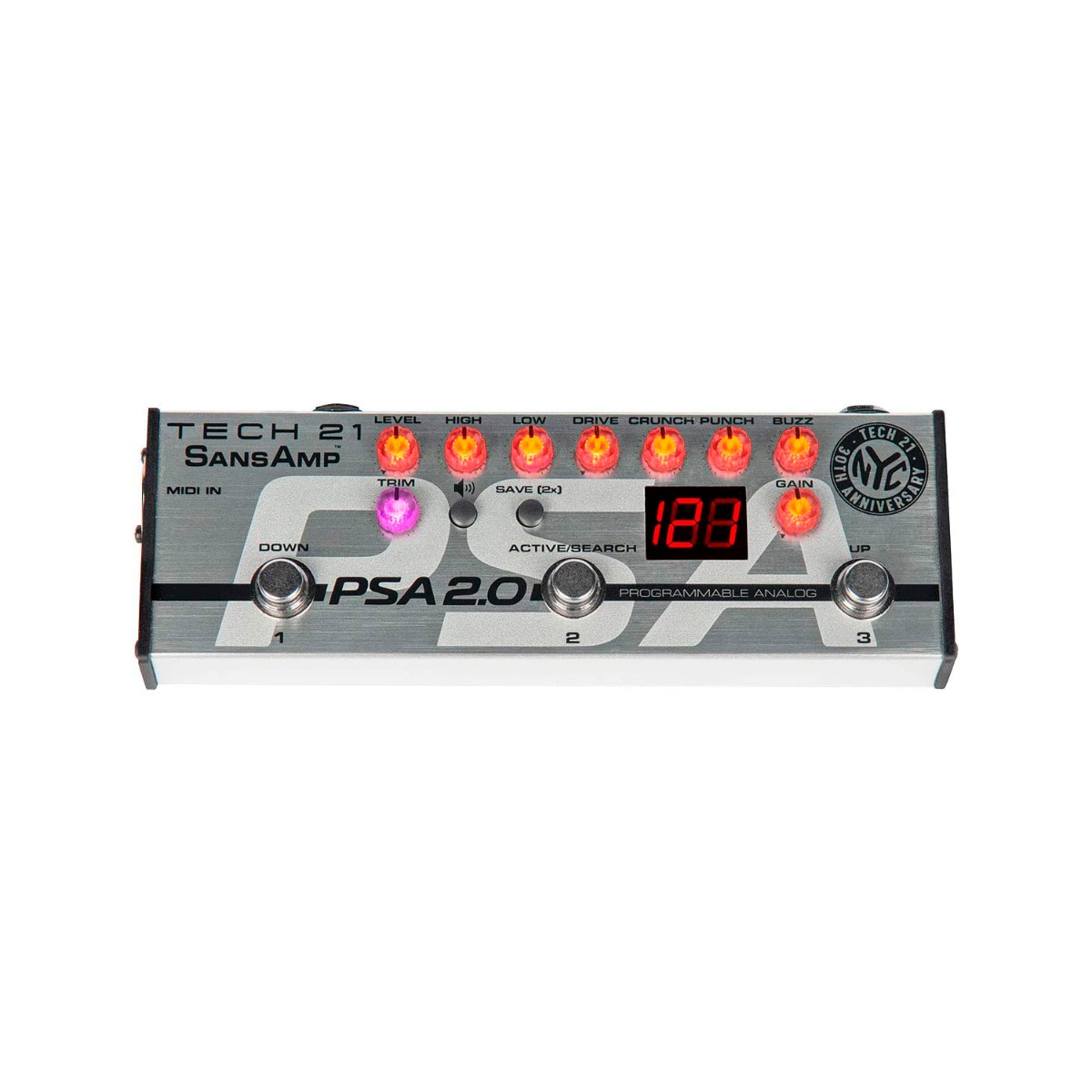 Tech 21 SansAmp PSA 2.0 Programmable Preamp Pedal
