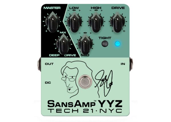 Tech 21 SansAmp YYZ Geddy Lee Bass DI Pedal