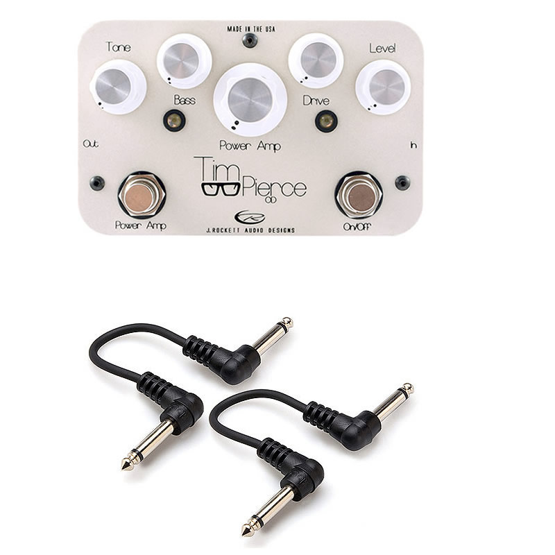 Rockett Tim Pierce OD Pedal + 2x 6" Patch Cables