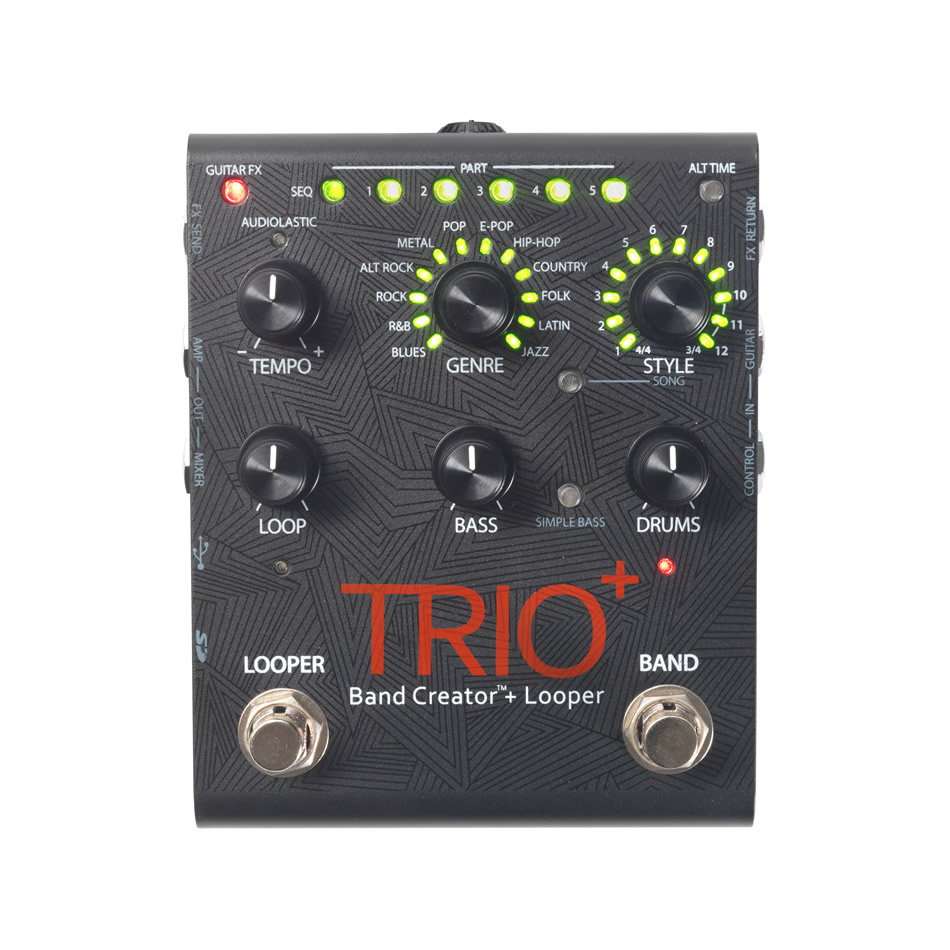DigiTech Trio+ Band Creator & Looper Pedal (Open Box Mint)