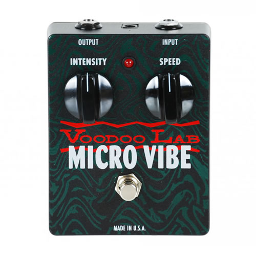 Voodoo Lab Micro Vibe Pedal + 2x 6" Patch Cables - Image 2