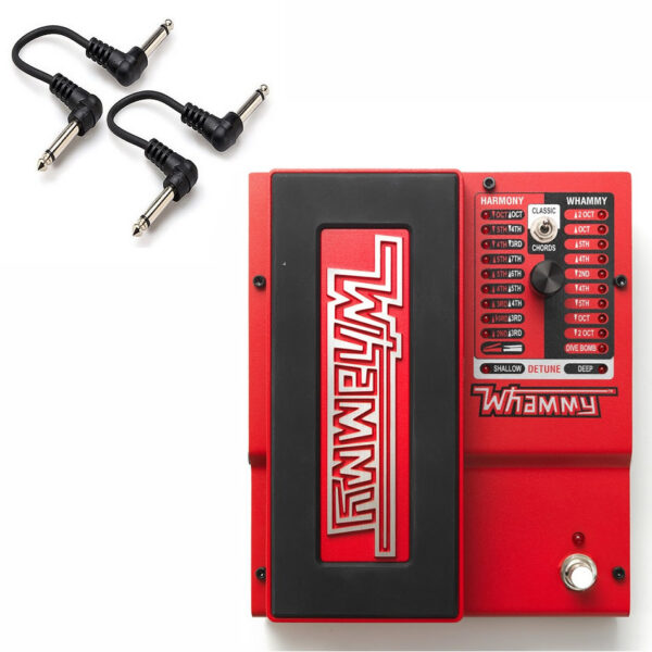 DigiTech Whammy Pitch-Shifter Pedal + 2 Patch Cables