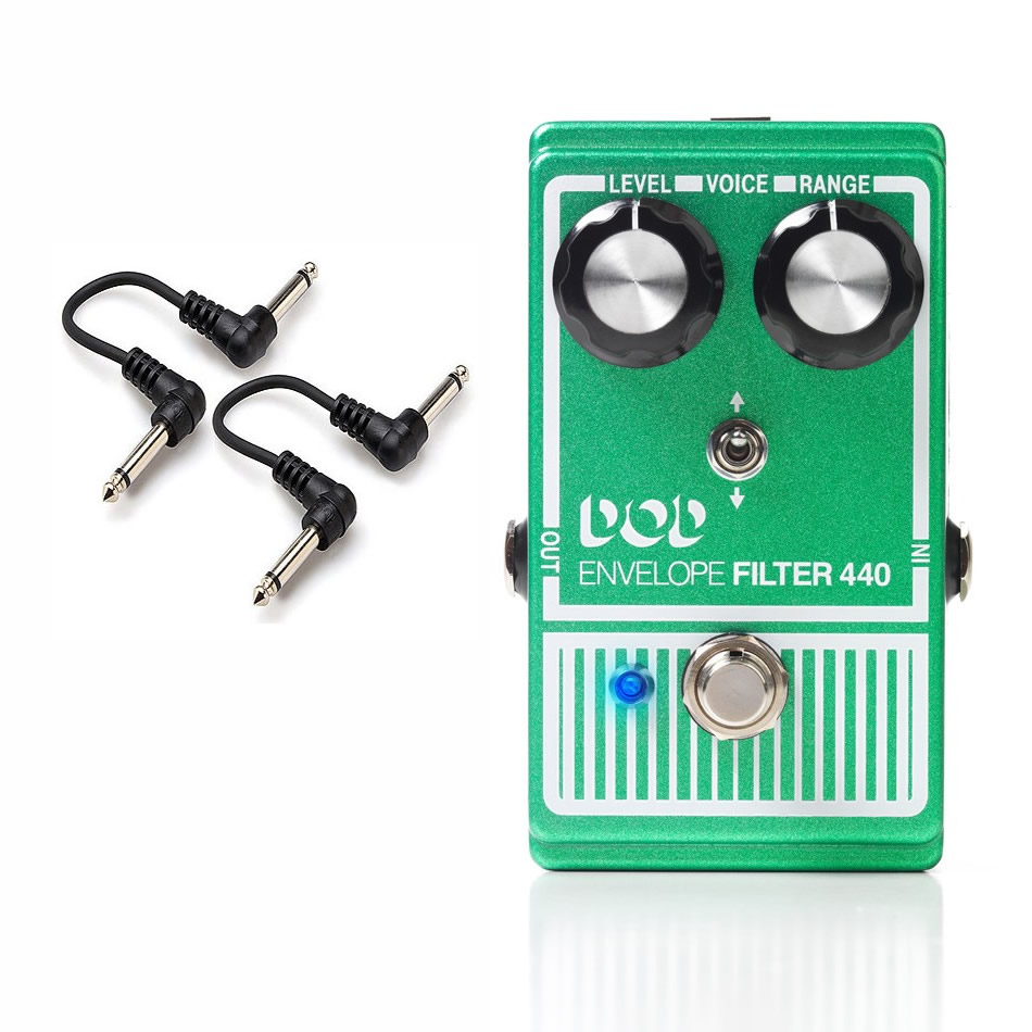 DOD 440 Envelope Filter Pedal + 2 Free Patch Cables