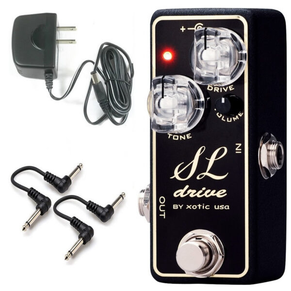 Xotic SL Drive Overdrive Pedal + Power Supply & Cables