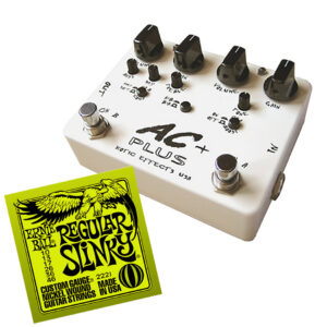 Xotic AC Plus Booster/Overdrive Pedal + Ernie Ball Strings