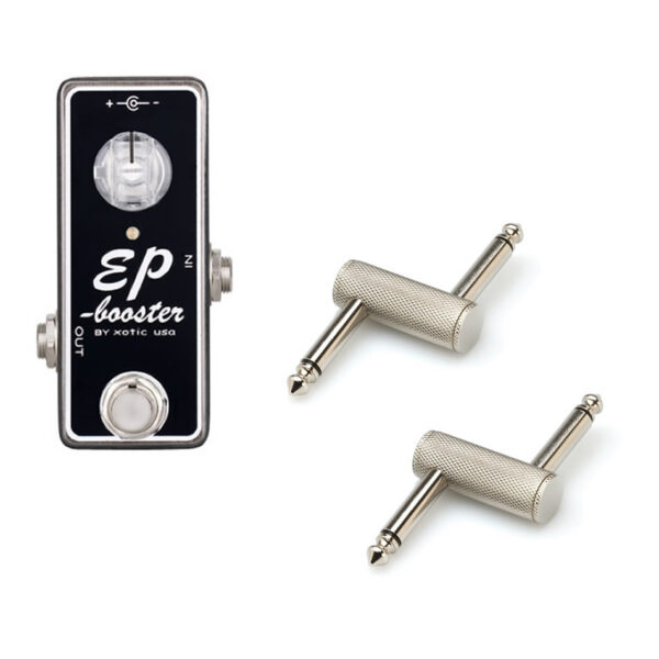 Xotic EP Booster Boost Pedal + 2 Patch Cables