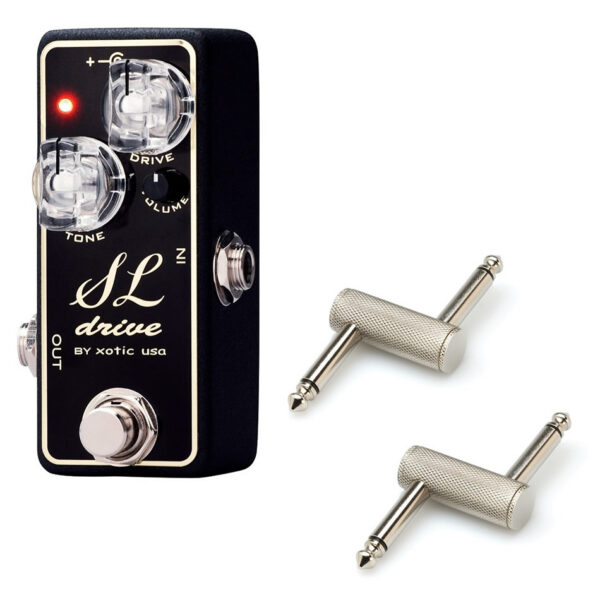 Xotic SL Drive Distortion Pedal + 2x 6" Patch Cables